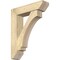 Ekena Millwork Imperial Slat Rough Sawn Bracket w/ Offset Brace, Douglas Fir, 8"W x 32"D x 40"H BKT0806X32X40IMP06RDF - alternate 1